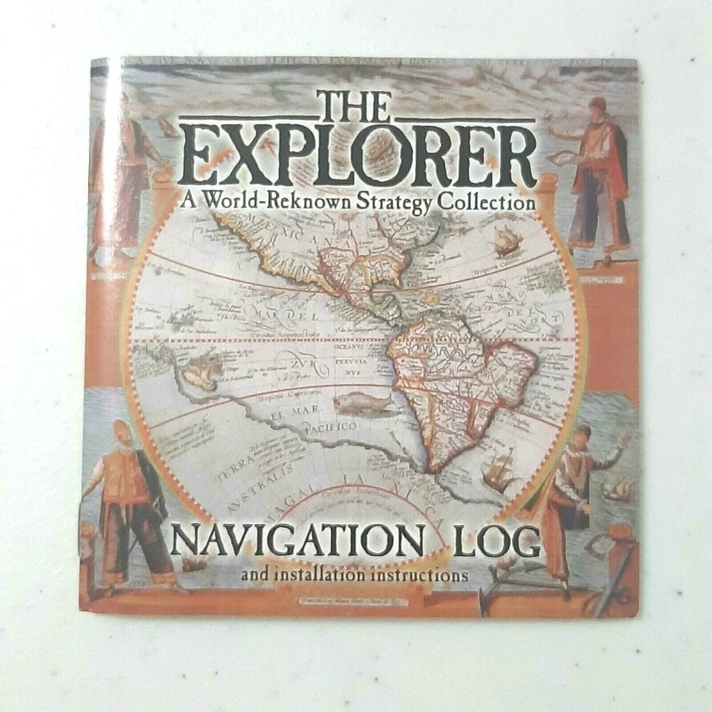 Vintage 90s The Explorer Micro Prose PC CD-ROM Video‎ Game
